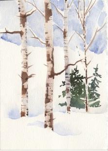 222x310 Watercolor Techniques For Painting Birch Trees With Susie Short