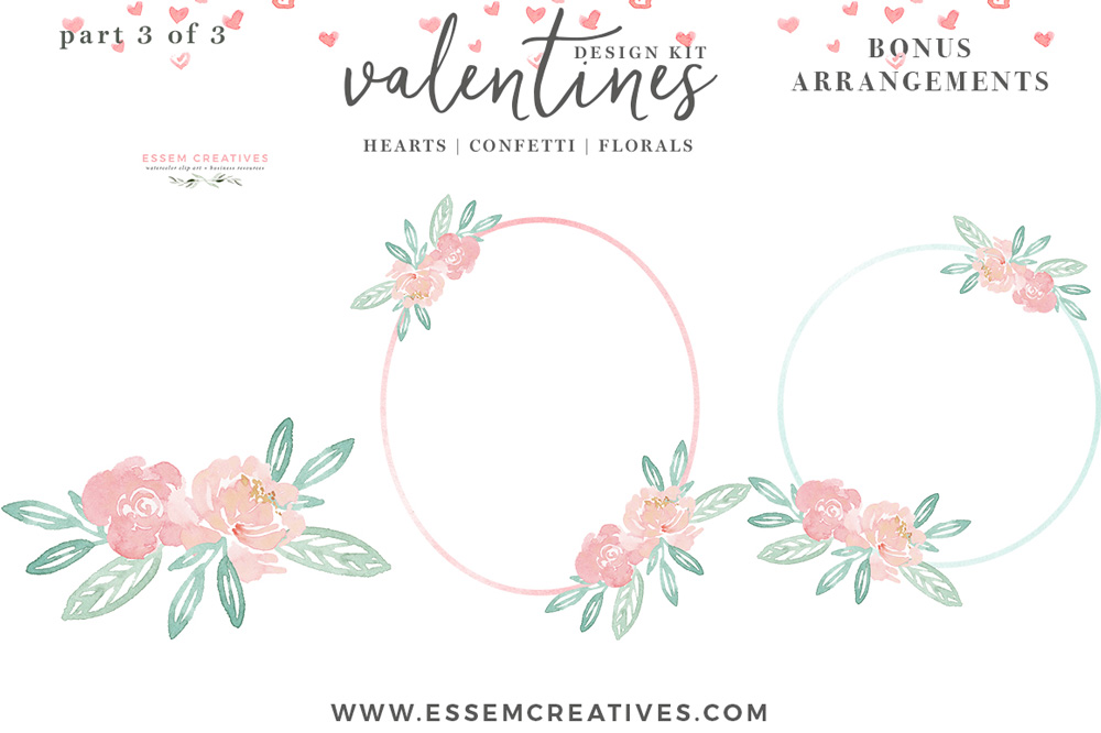 1000x666 Watercolor Valentines Day Cards, Heart Amp Confetti Png Clipart