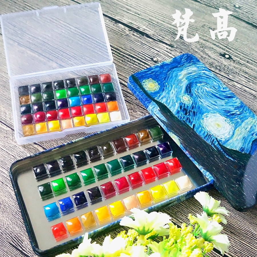 900x900 Usd 20.50] National Netherlands Van Gogh Watercolor Paint 40 Color