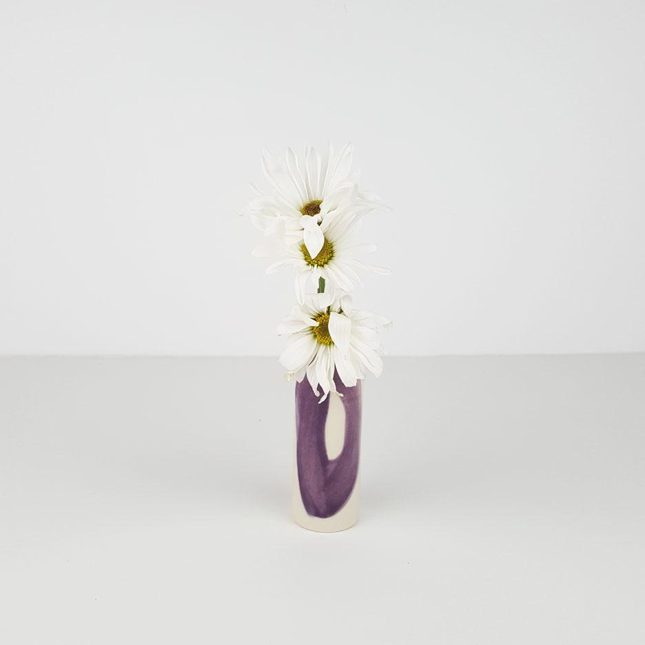 936x936 Ceramic Bud Vase With Hand Painted Watercolor Glaze Bella Joy