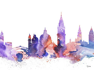 300x225 Watercolor Venice Paintings Fine Art America