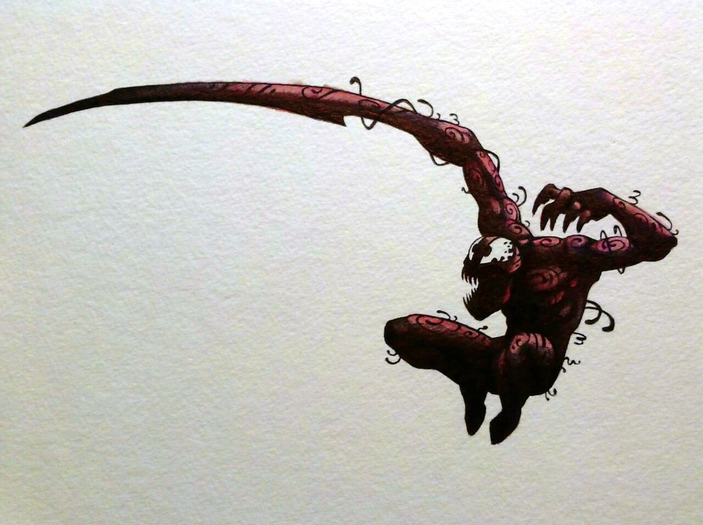 1024x765 Carnage Watercolor By Chainsawteddybear