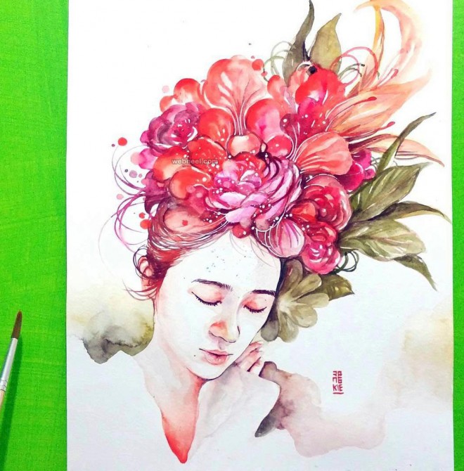 660x670 Vibrant Watercolor Painting By Luqmanreza 1