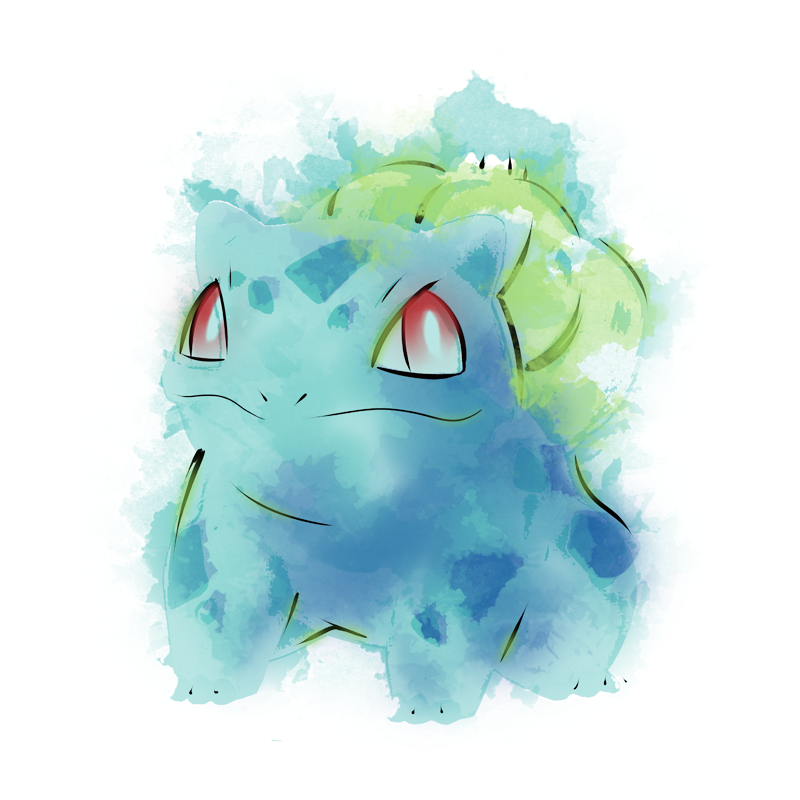 800x800 Grass Poison Watercolor