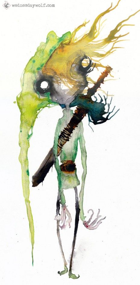465x942 A Gallery Of Amazing Video Game Watercolor Art Color Photo