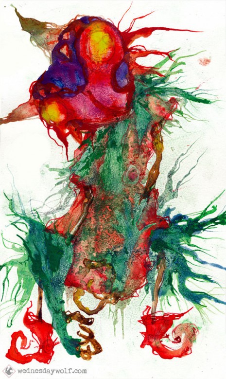 465x779 A Gallery Of Amazing Video Game Watercolor Art