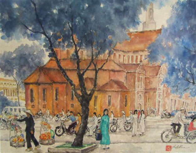 625x489 Modern Asian Paintings By Le Thua Tien Vietnam Artist