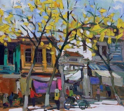 500x448 Oil Painting