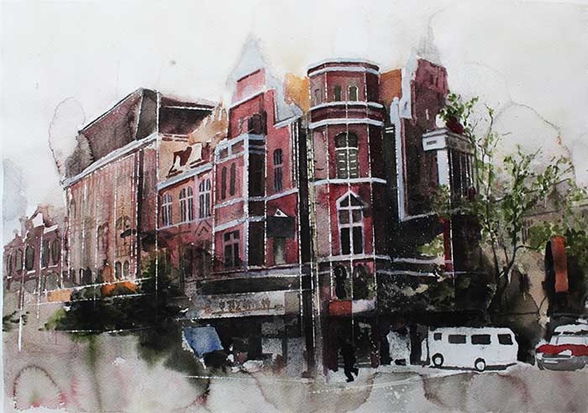 840x590 Watercolor Paintings Connect Vietnam, China Cultureart Sggp