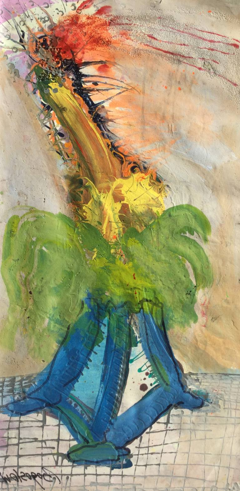 770x1571 Vincent Van Gogh Watercolor Paintings Saatchi Art Still Life With