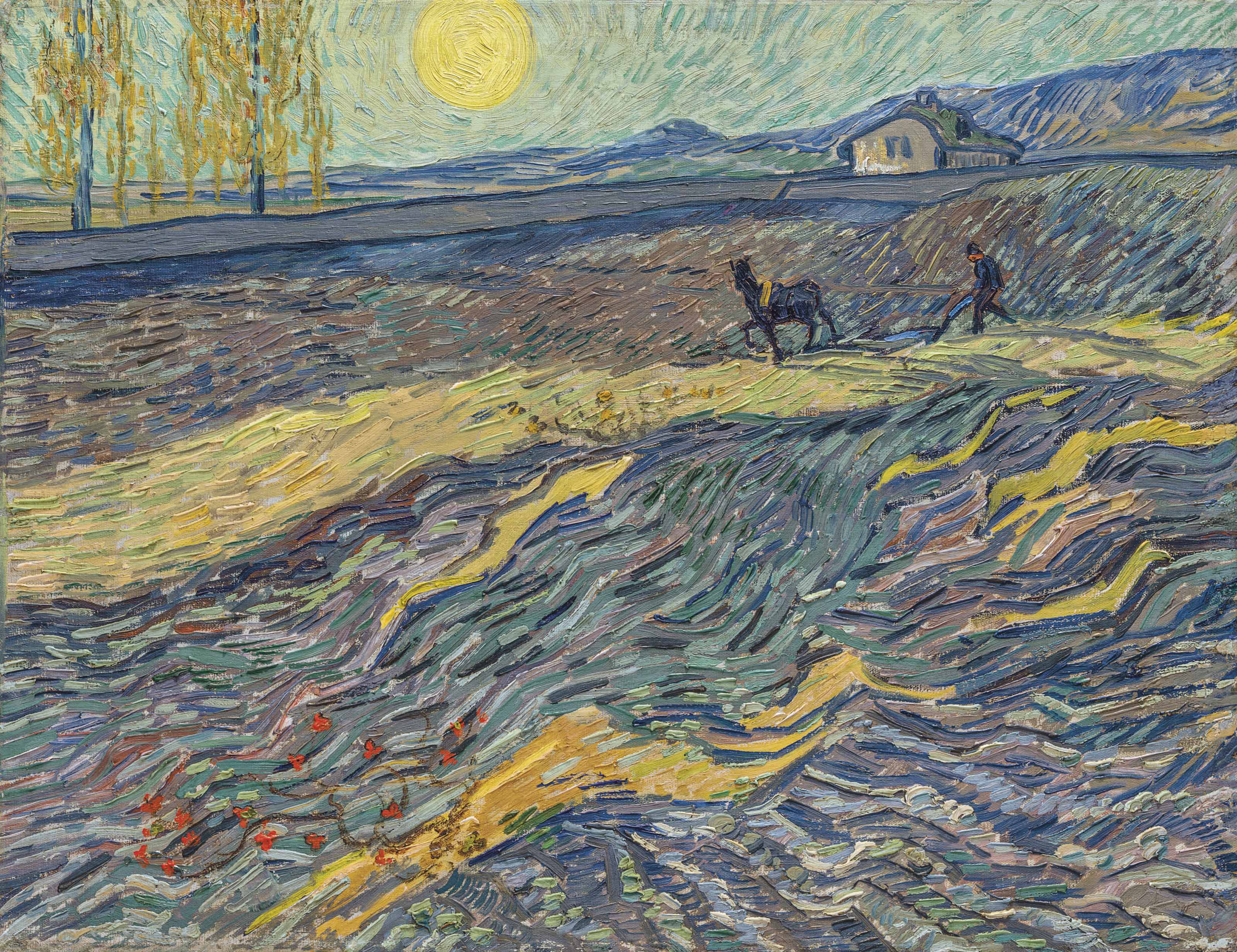 3200x2463 Vincent Van Gogh (1853 1890) Laboureur Dans Un Champ 19th