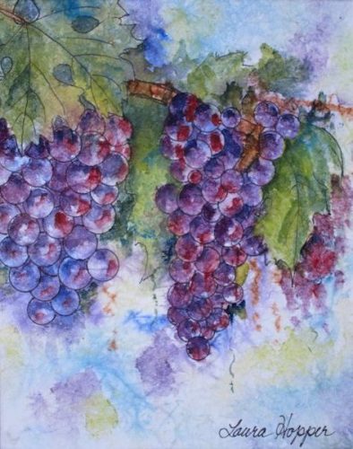 394x500 226, Watercolor Vineyard With Laura Hopper