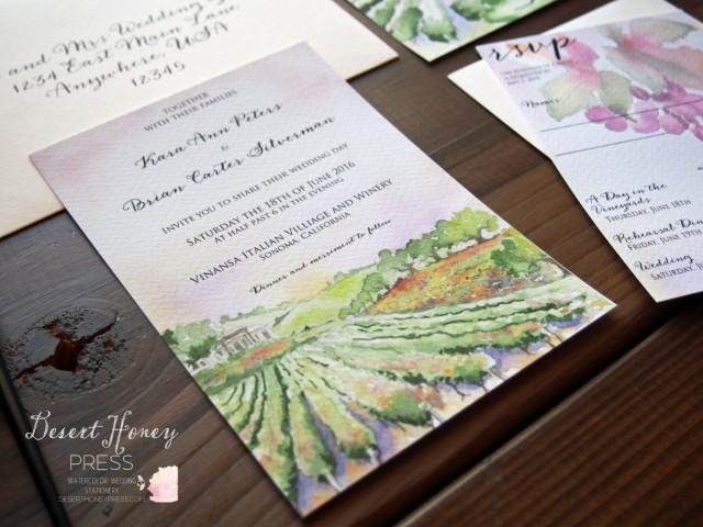 640x480 Vineyard Wedding Invitation