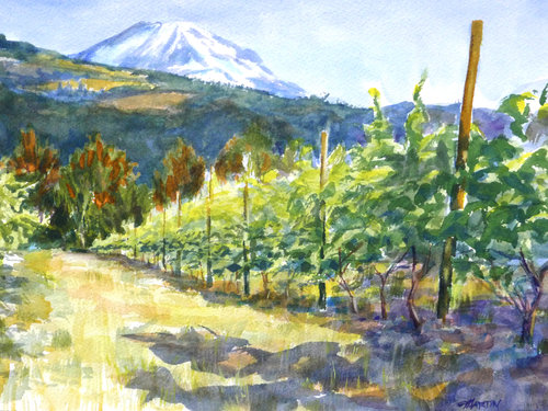 500x375 Wine Amp Watercolor