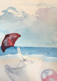 233x326 Wine And Watercolor