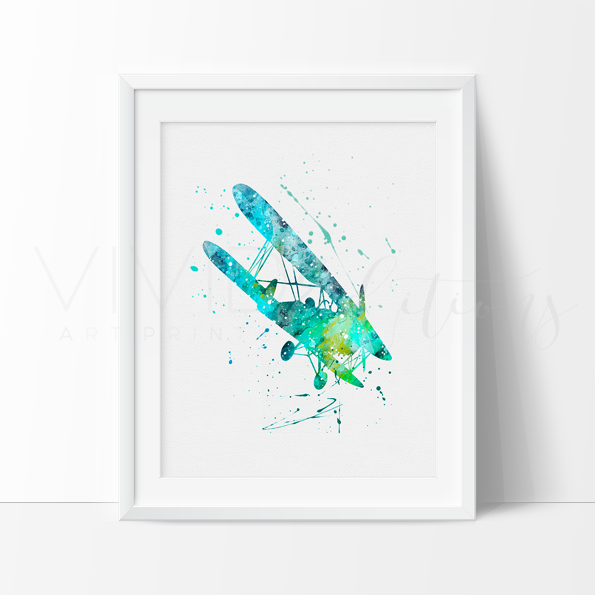 1200x1200 Vintage Airplane Baby Nursery Wall Art Print Decor