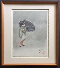197x225 Japanese Watercolor Paintings Ebay