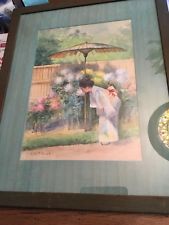 169x225 Japanese Watercolor Painting Ebay