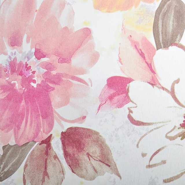 640x640 Online Shop Vintage Watercolor Nature Large Flower Wallpaper Pvc