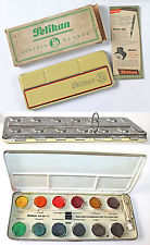 138x225 Pelikan Vintage Watercolor Paint Box In Art Supplies Ebay