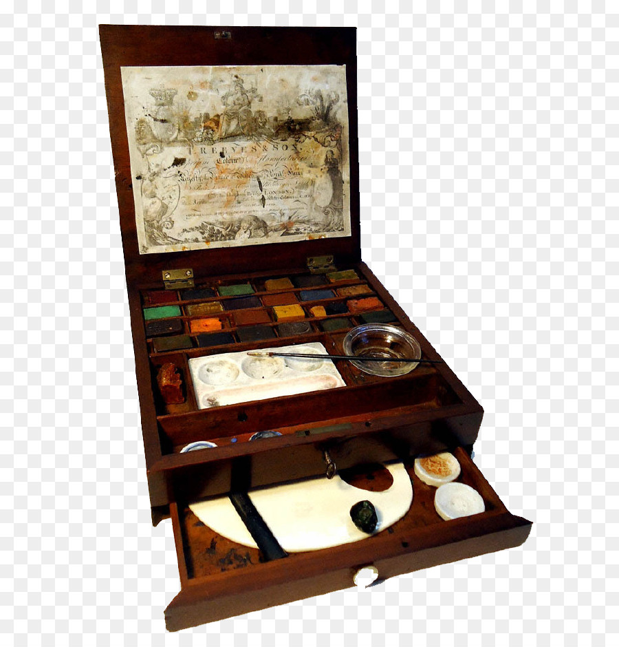 900x940 Watercolor Painting Artist Palette