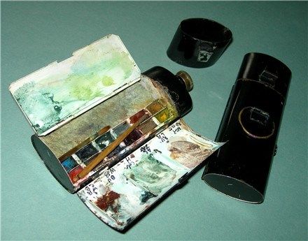 440x345 Winsor Newton Vintage Watercolor Field Box In 2018 Art Tools