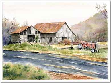 390x291 Paul Buford Vintage Watercolor Paintings Of Antique Cars And