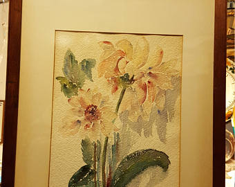 340x270 Vintage Watercolor Paintings Etsy Hk