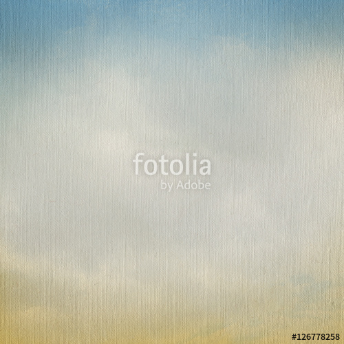 500x500 Vintage Background With Clouds On Watercolor Paper Linen Texture