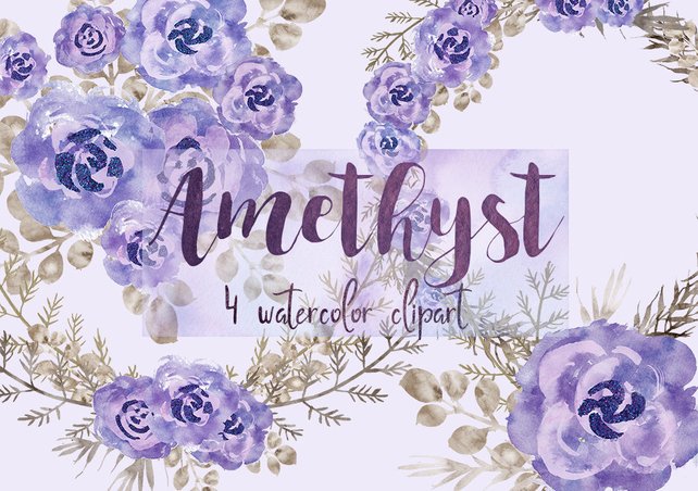 642x452 Purple Flowers Clipart Mauve Flowers Violet Flowers Png Etsy