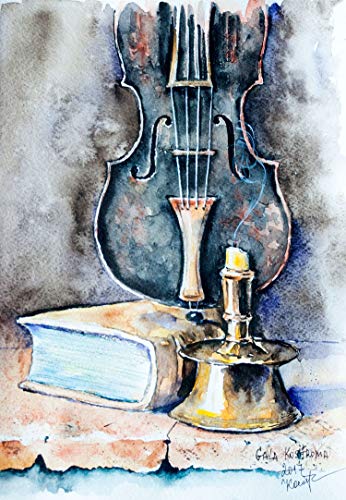 Violin Watercolor