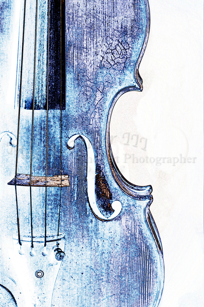 667x1000 Violin Watercolor Art Prints 6030