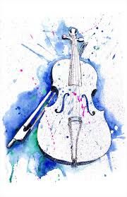 180x279 Violin Watercolor