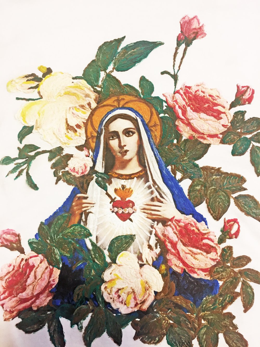 1000x1333 Virgin Mary T Shirt Sacred Heart Tshirt Religious Catholic Shirt