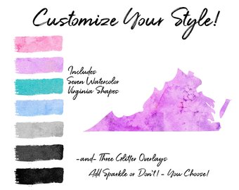 340x270 Virginia Watercolor Etsy