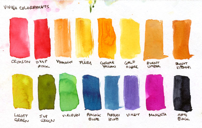 650x413 Testing Out Viviva Colorsheets Shiho Nakaza Illustration And