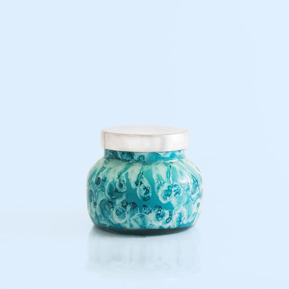 1000x1000 Volcano Watercolor Petite Jar, 8 Oz Capri Blue