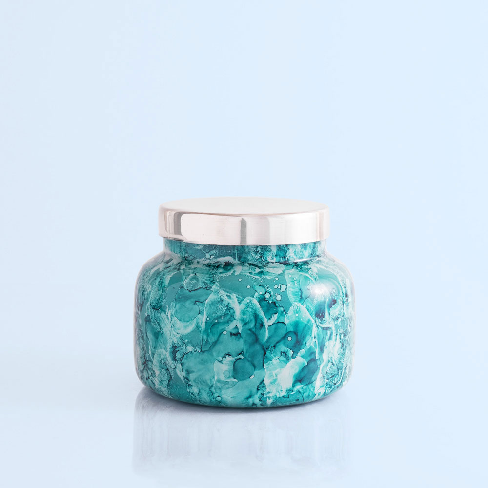 1000x1000 Volcano Watercolor Signature Jar, 19 Oz Capri Blue
