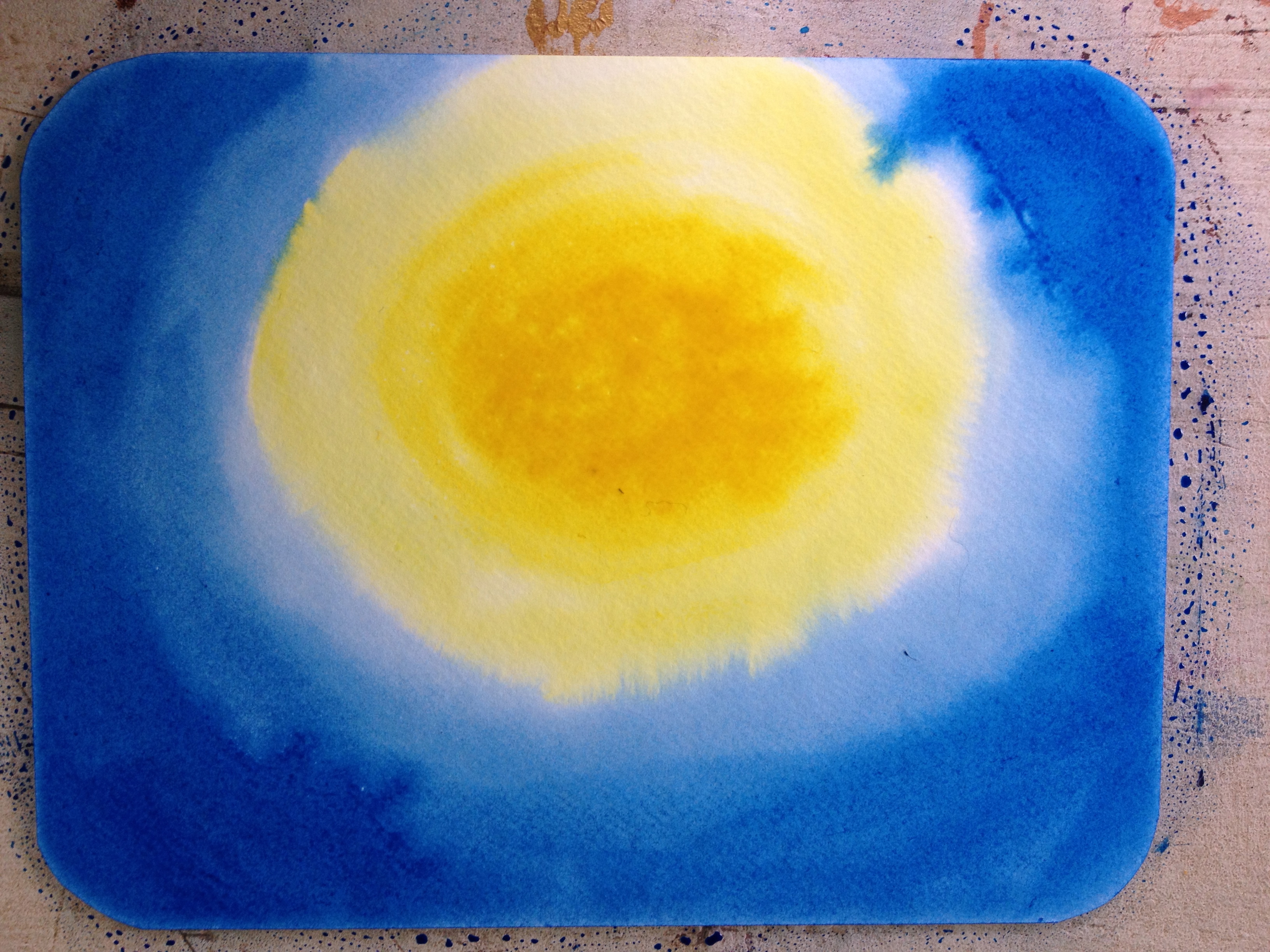 3264x2448 Wet On Wet Watercolor Painting Sure As The World