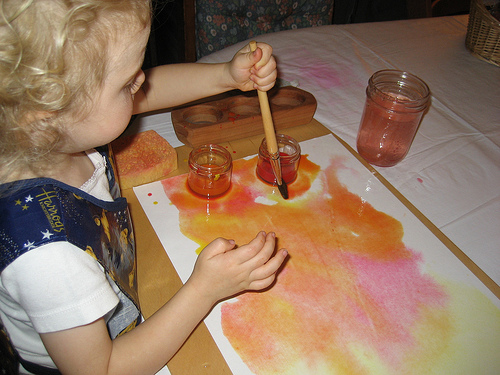 500x375 Wet On Wet Watercolor Painting In The Waldorf Inspired