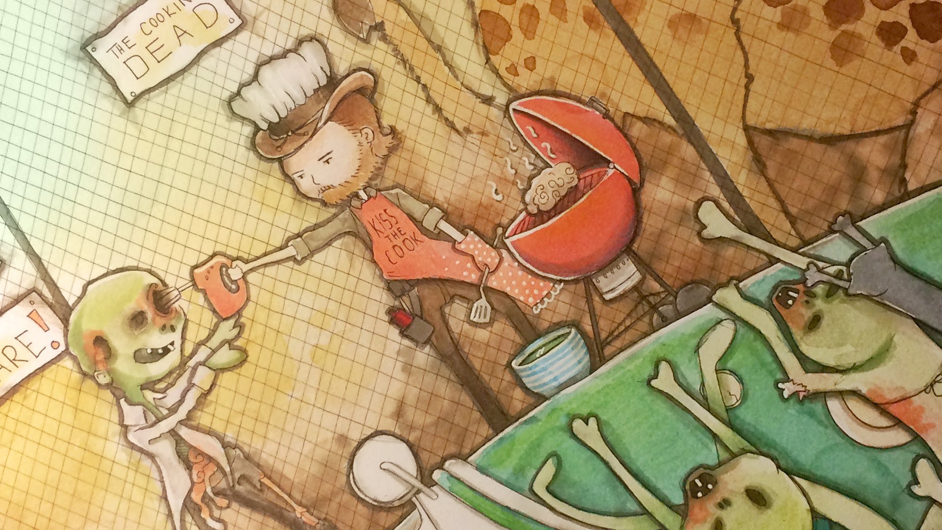 1920x1080 The Cooking Dead