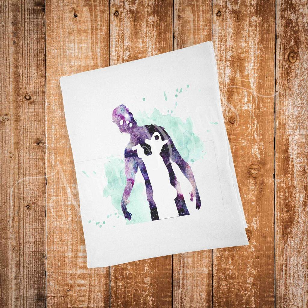 1024x1024 Walking Dead Watercolor Panel