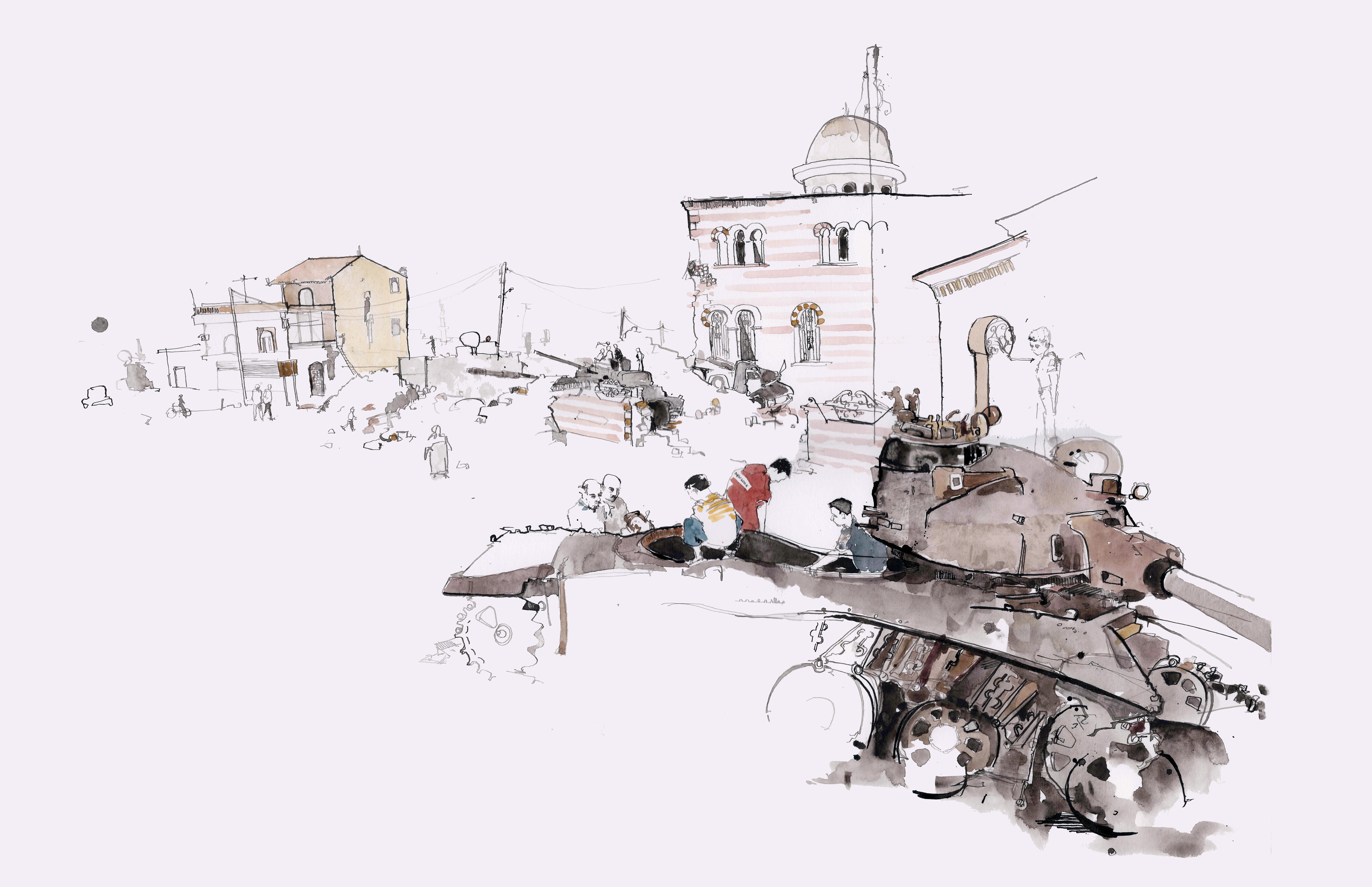 5000x3231 Watercolors Of A Warzone News Stream