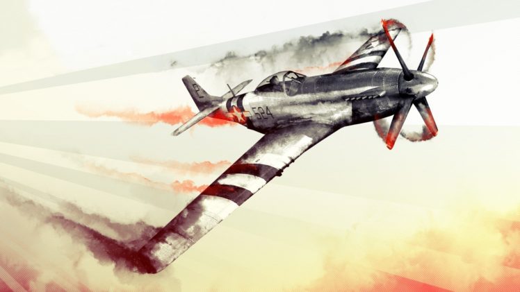 748x421 Watercolor, World War Ii, Aircraft, War Thunder, North American P
