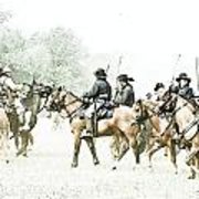 180x180 Civil War Watercolor Art Print By Wendy Fike