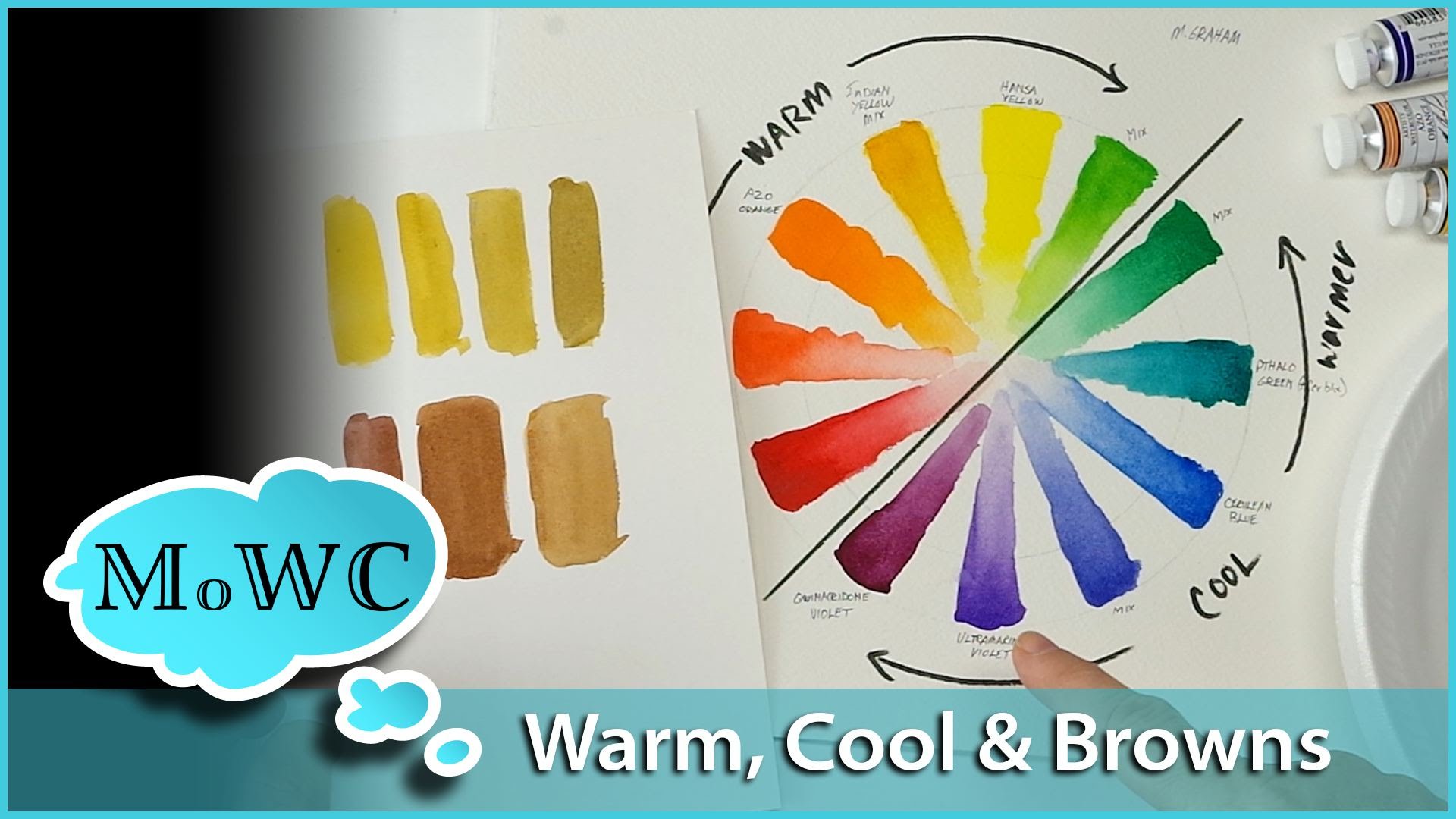 1920x1080 Warm Vs Cool Colors In Watercolor Amp Mixing Browns