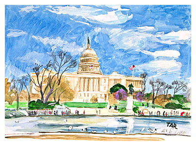 400x298 Spring Capitol U.s. Capitol Building Washington D.c. Prints