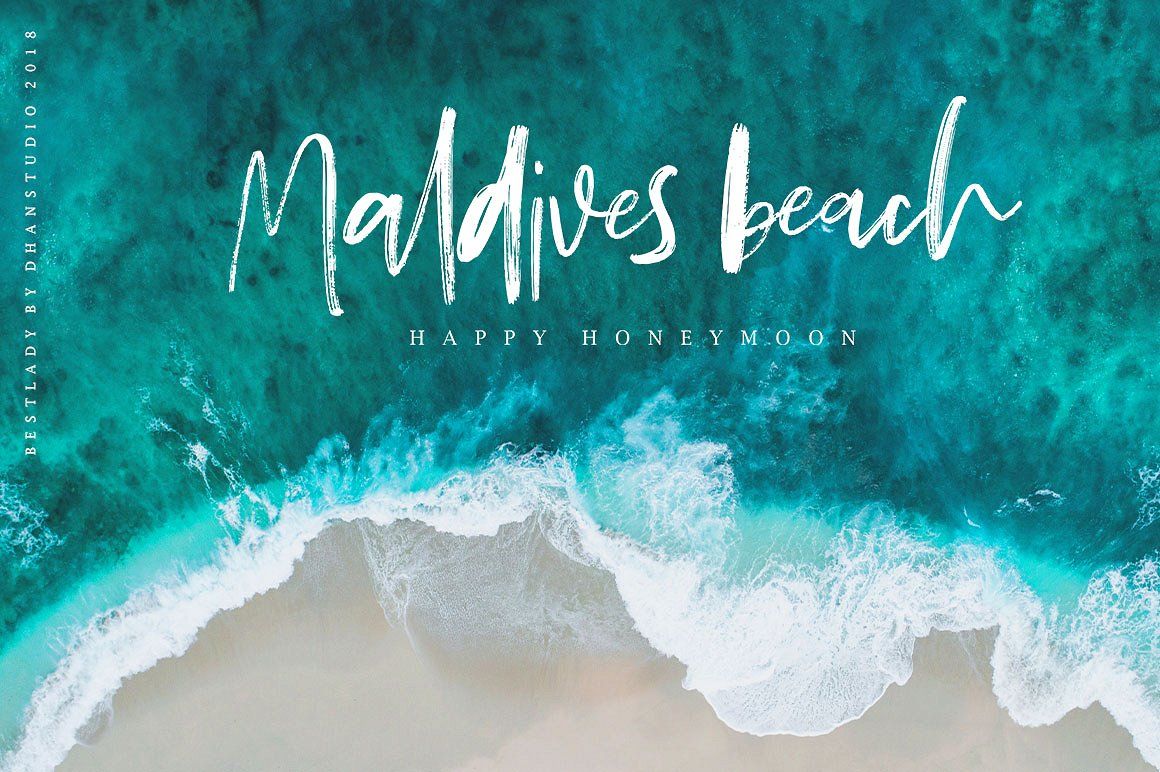 1160x772 Bestlady Romantic Brush Font By Dhanstudio On @creativemarket