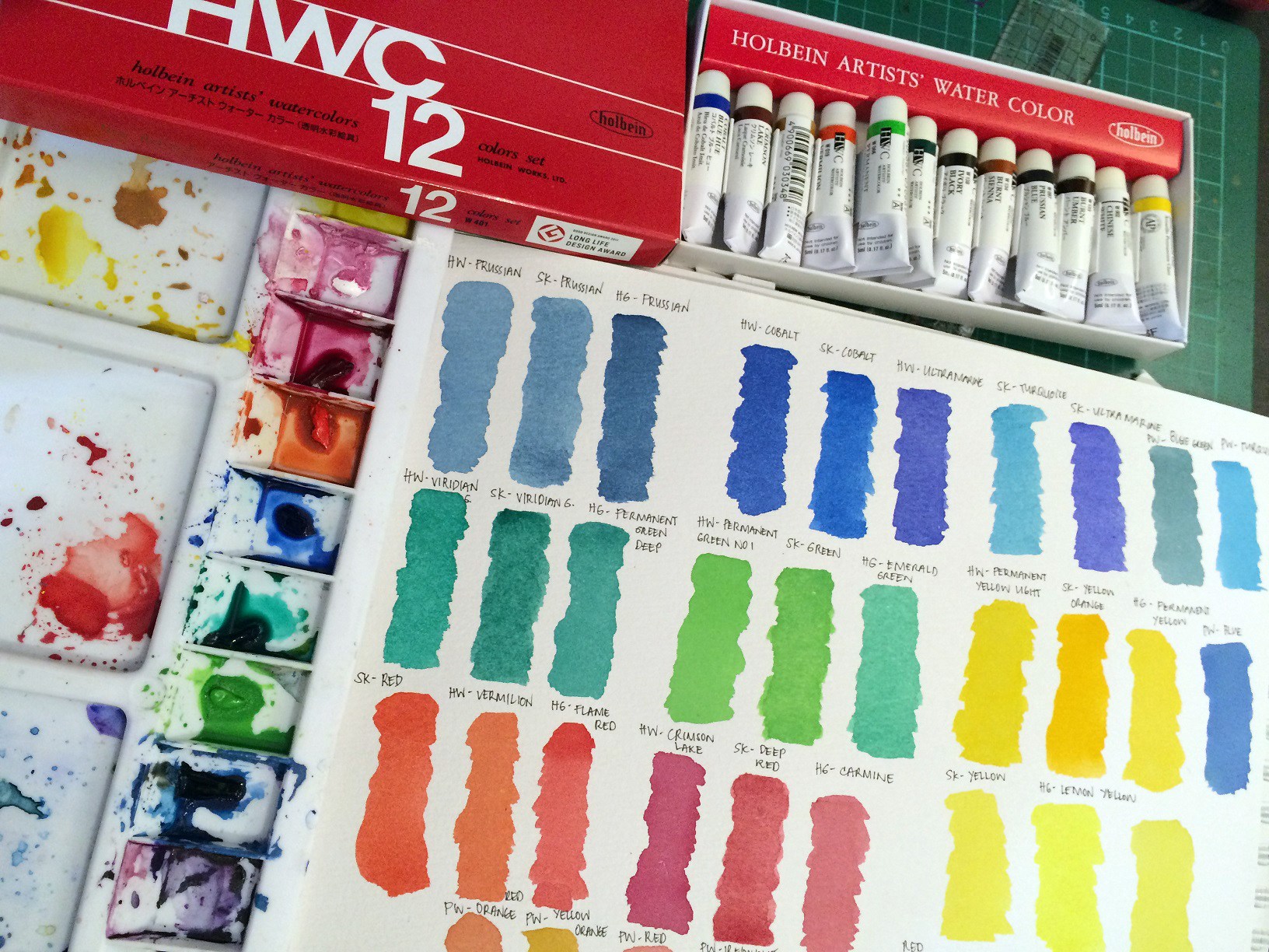 1632x1224 Mash Up Tools Holbein Artist Watercolors Review Mash Up Maria