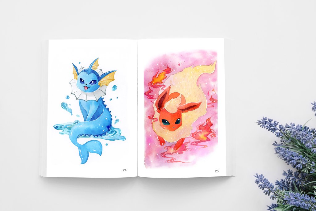 1024x683 Watercolor Artbook 2016 2017 With Exclusive Art Print And Custom